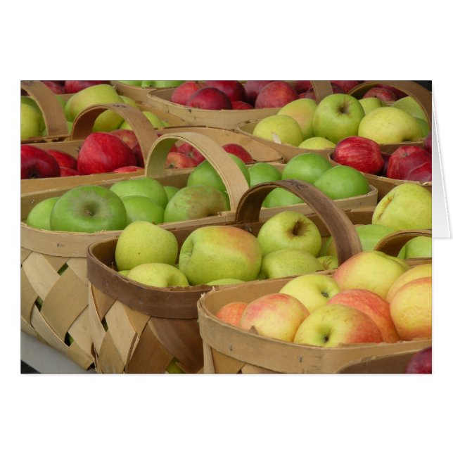 Apple basket på marknadsför OBS kort (Framsidan Horizontal)