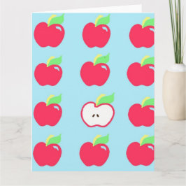 Apple Big Greeting Card Kort