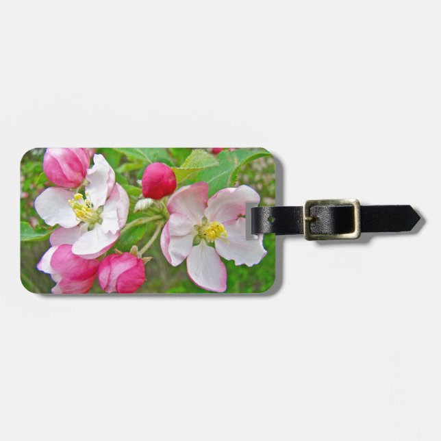 Apple-Blommar Bagagebricka (Horisontell Framsida)