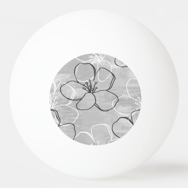 Apple Blommar Dream: Abstrakt Ornament Pingisboll (Framsidan)