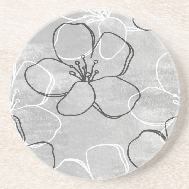 Apple Blommar Dream: Abstrakt Ornament Underlägg (Framsidan)