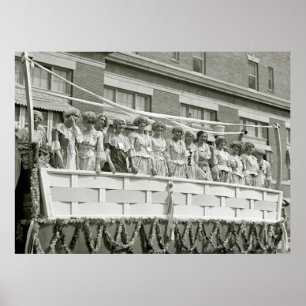 Apple blommar Flicka, 1925 Poster