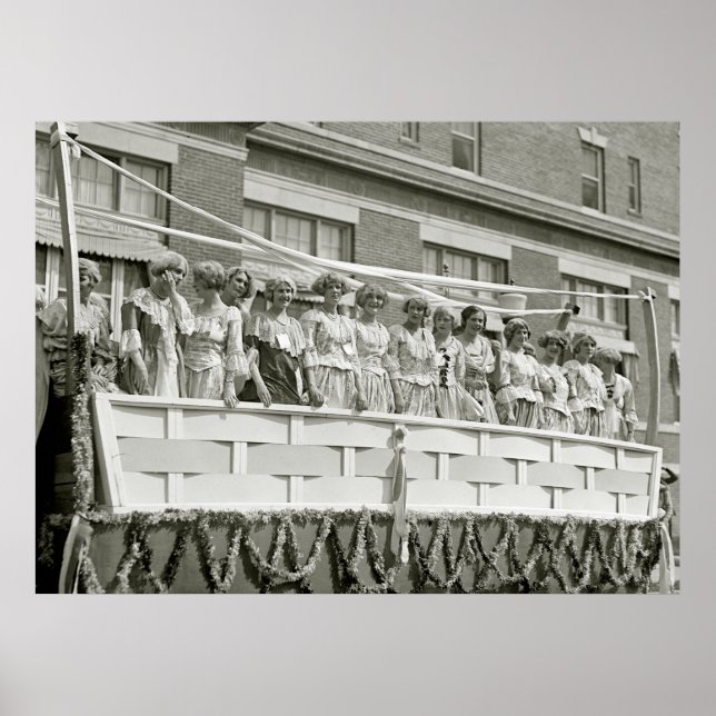 Apple Blommar Girls, 1925 Poster (Framsidan)