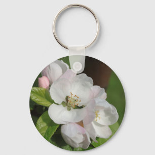 Apple blommar Keychain Nyckelring