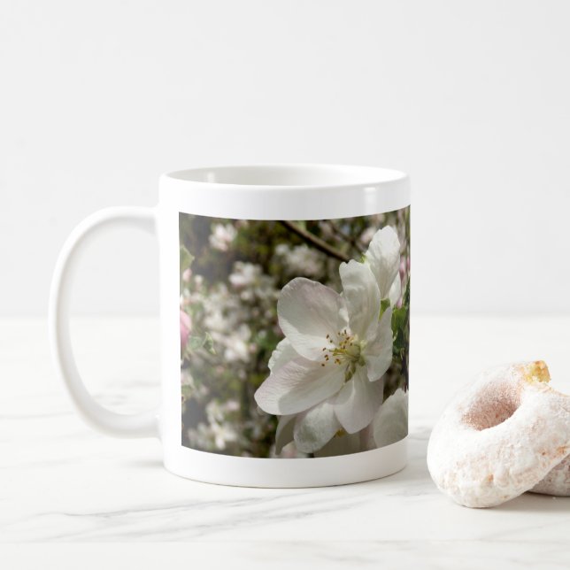 Apple Blommar Mugg (Med munk)