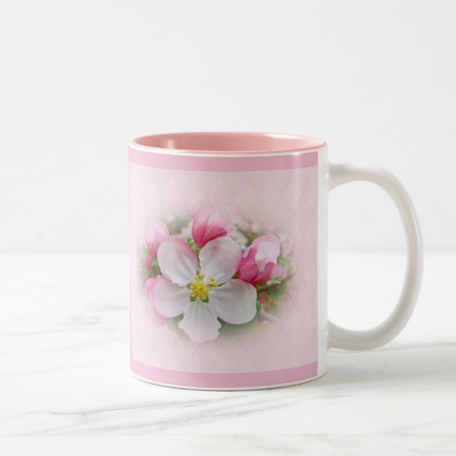 Apple-Blommar Två-Tonad Mugg (Höger)