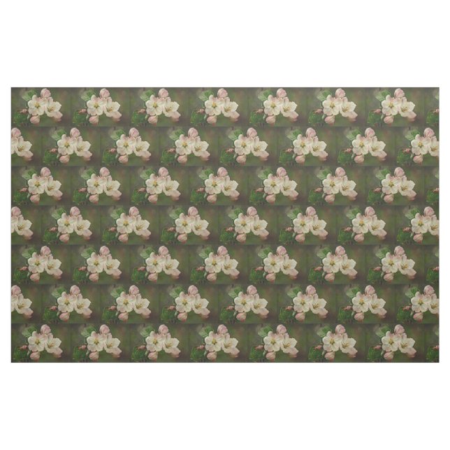 Apple-Blommar Tyg (Fat Quarter)