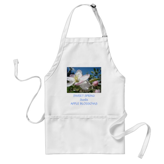 APPLE BLOMMARS APRONS COOKING KITCHEN FÖRKLÄDE (Framsidan)