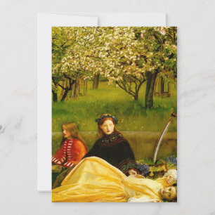 Apple Blommars Vår Fine Art Inbjudningar