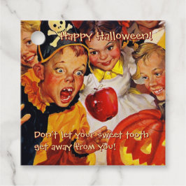Apple Bobning Dangers | Söttandtand | Halloween Gåvor Etiketter