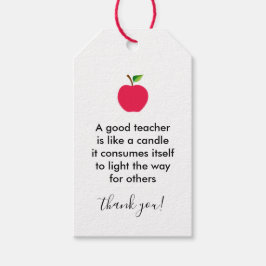 Apple Bra Teacher Tack Apprecision Presentetikett