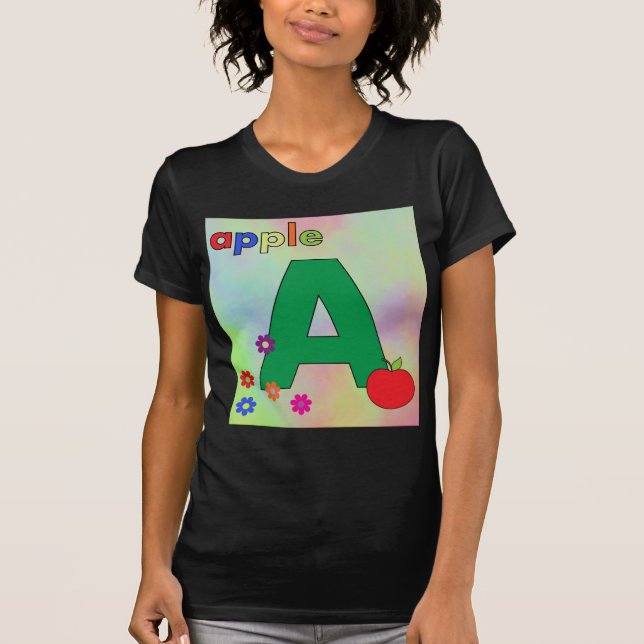 Äpple Brev A T-shirt (Framsida)