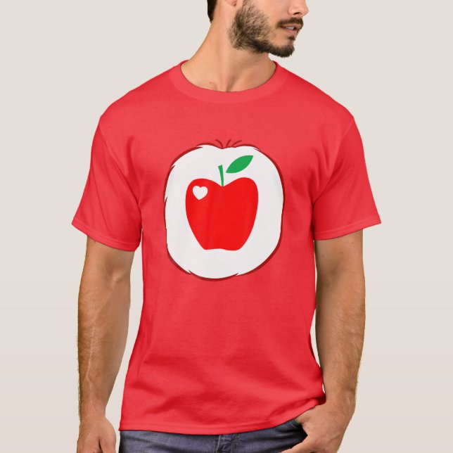 Apple-Care-For-Bear-Heart-Costume Halloween Gifts T Shirt (Framsida)