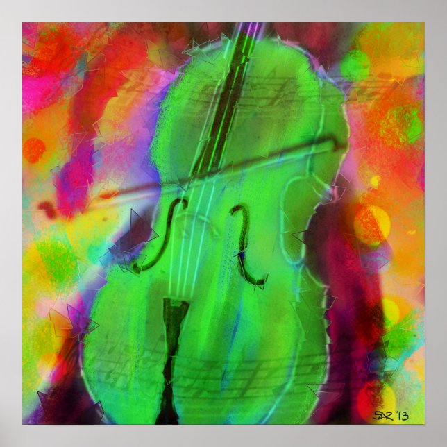 Apple Cello Poster (Framsidan)