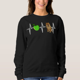 Apple Chow Chow Heartslag Hund T Shirt
