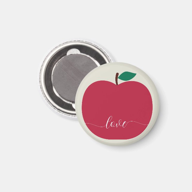 Apple Christmas Tree Ornament Magnet (Front/Back)