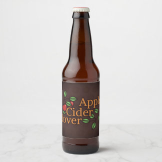 Äpple Cider Älskare Ölflaska Etikett