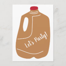 Äpple Cider Jug Fall Pattern Party