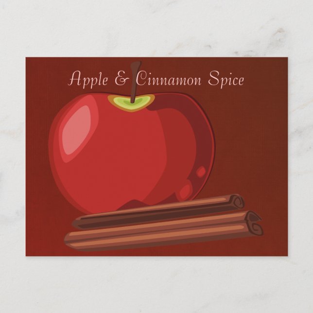 Apple Cinnamon-vykort Vykort (Framsida)