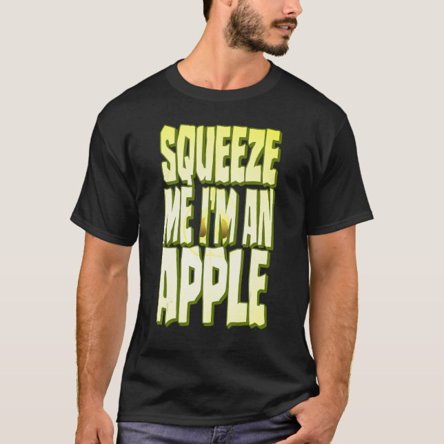 Apple Costume Halloween Fresh Fruit Segce Squeeze T Shirt (Framsida)