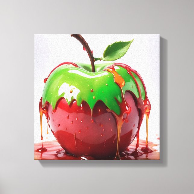 Apple Digital Art Canvastryck (Framsida)