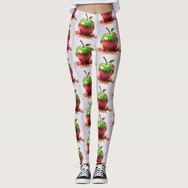 Apple Digital Art Leggings (Framsida)