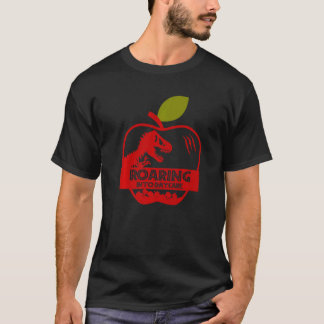 Apple Dinosaur Back To School Roaring Into Daycare T Shirt