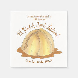 Apple Dumplings Amish Pennsylvania PA Nederländern Pappersservett