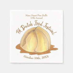 Apple Dumplings Amish Pennsylvania PA Nederländern Pappersservett