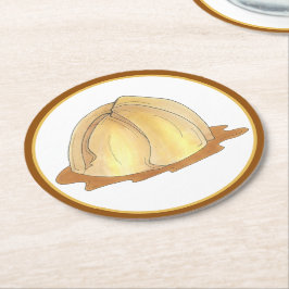 Apple Dumplings Amish Pennsylvania PA Nederländern Underlägg Papper Rund