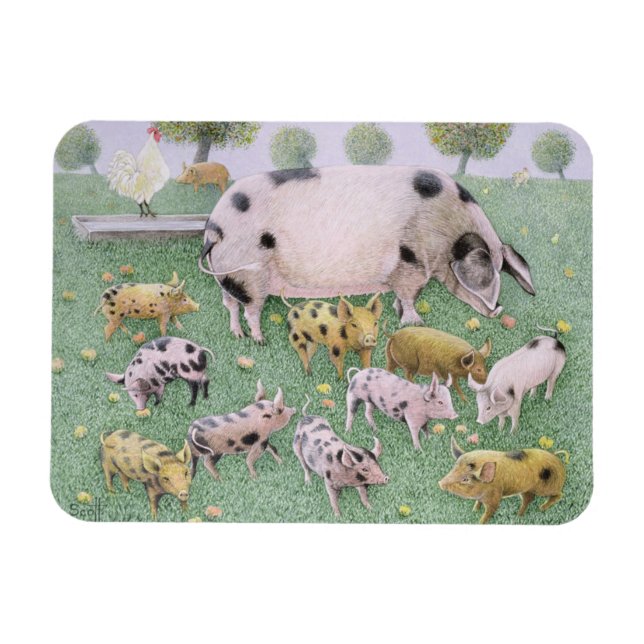 Apple-festen Magnet (Horisontell)