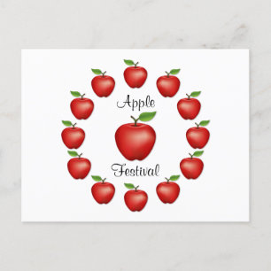 Apple-festival vykort