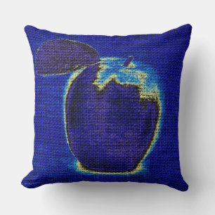 Apple Fine Art on Burlap Linen Jute #2 Kudde