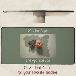 Apple for Teacher Apprecition Photographic Grönt