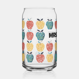 Apple for Teacher Custom Name Apple Mönster