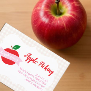Äpple För Våra Ögon Flickors Födelsedag Äppleplock Tilläggskort