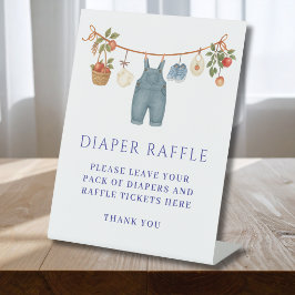 Äpple för Vårt Öga Pojke Baby Shower Blöja Lotteri