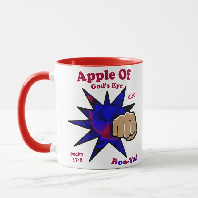 Äpple från Guds Öga, kristna Mugg (Vänster)