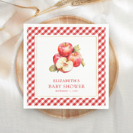 Äpple från hösten till vår Öga-babydusch Pappersservett