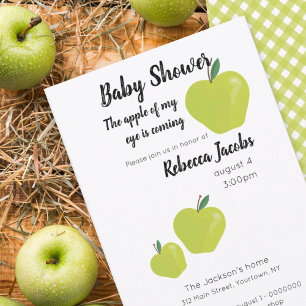 Apple från min inbjudan till babyåda i öga