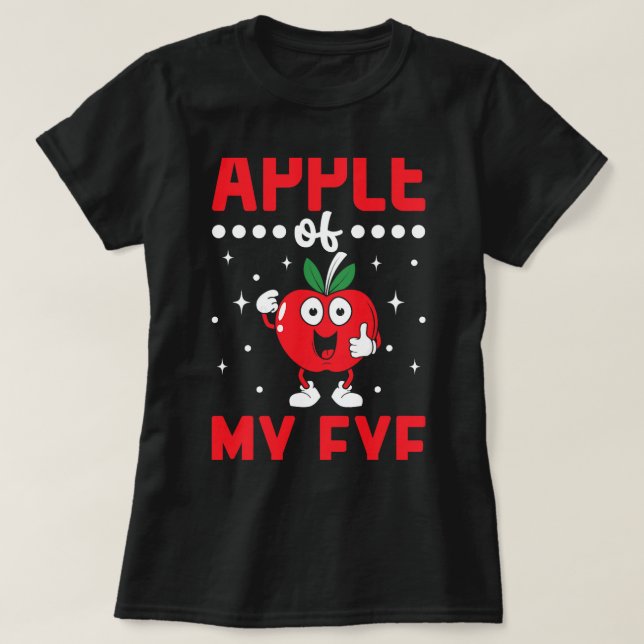 Äpple från min Öga-Plocka av frukt i färsk frukt,  T Shirt (Design framsida)