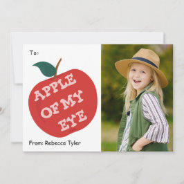Apple från mitt Öga-klassrum Photo Valentines day Julkort