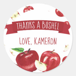 Äpple från Öga, födelsedagsdagen Tack Runt Klistermärke