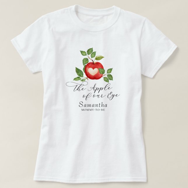 Äpple från vår Mamma för Öga-blomman ska vara T Shirt (Design framsida)