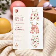 Apple från vår moderna vattenfärgsbabyskor i Öga