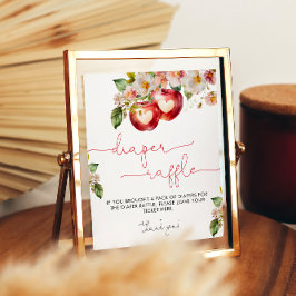 Äpple från vår Öga-babyskor, blöjande Raffle Poste Poster