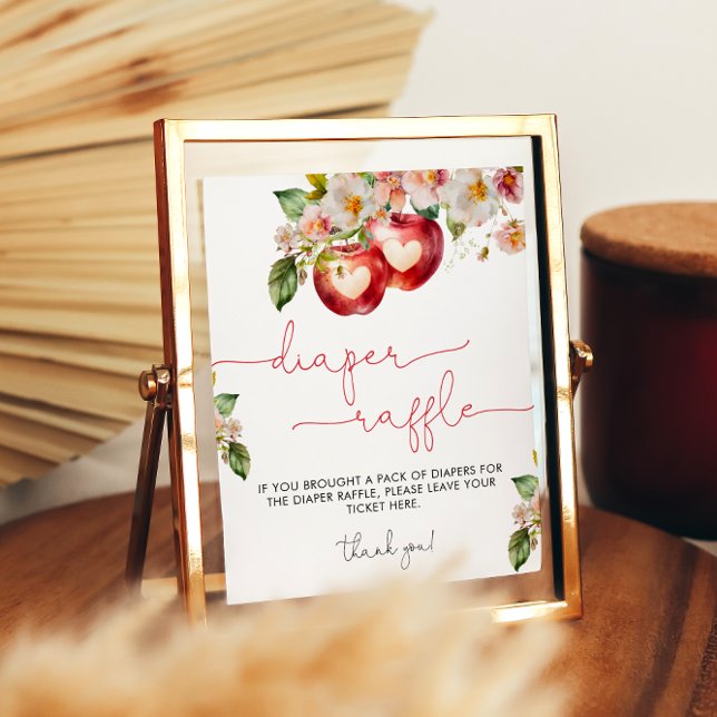 Äpple från vår Öga-babyskor, blöjande Raffle Poste Poster (Skapare uppladdad)