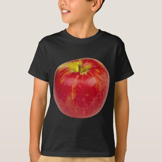 Äpple, friska frukter t shirt (Framsida)