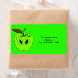 Apple Fruit Mask etiketter Fraktsedel