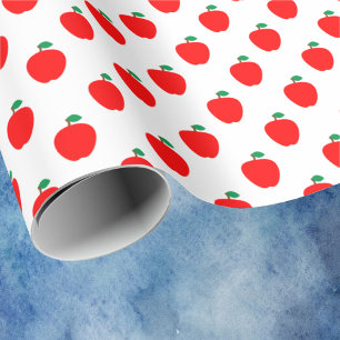 Apple Fruit Red Mönster Presentpapper